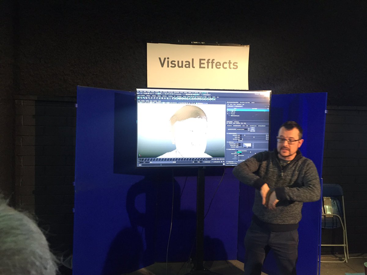 DaveyHiggins's tweet photo. Great demo about visual effects and digital careers in filmmaking happening right now @screentraining #FilmLimerick https://t.co/k7eMjuQB0d