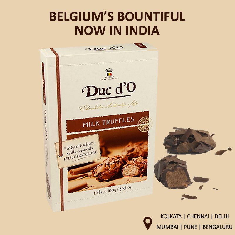 CosmoFineFoods's tweet photo. Truffle-lover! Bringing you Duc d'O straight from Belgium to a store near you, grab a box today!
#CosmoFineFoods #PremiumChocolates #DucDo https://t.co/IQwE2GDlKp