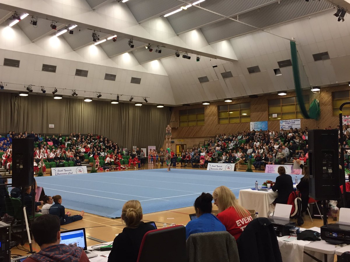 stgymclub's tweet photo. We are underway at the Sharlene Slater International Cup 2016.  Good luck everyone 🍀#SSIC2016 https://t.co/IaR5Q3SZVs