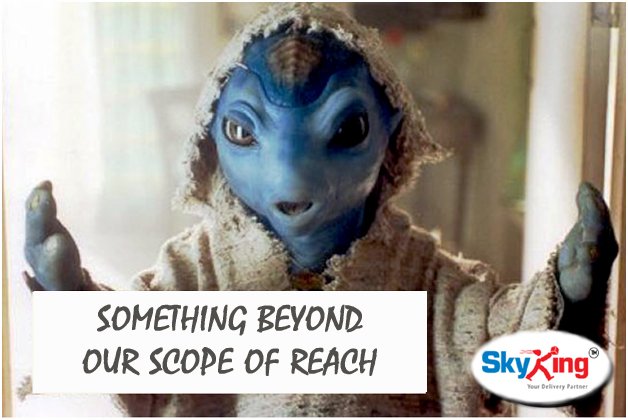 SkyKing_Courier's tweet photo. Not everything and everywhere we can deliver…
Something which is beyond our reach…
#SaturdayLol https://t.co/BQKuhoIqId