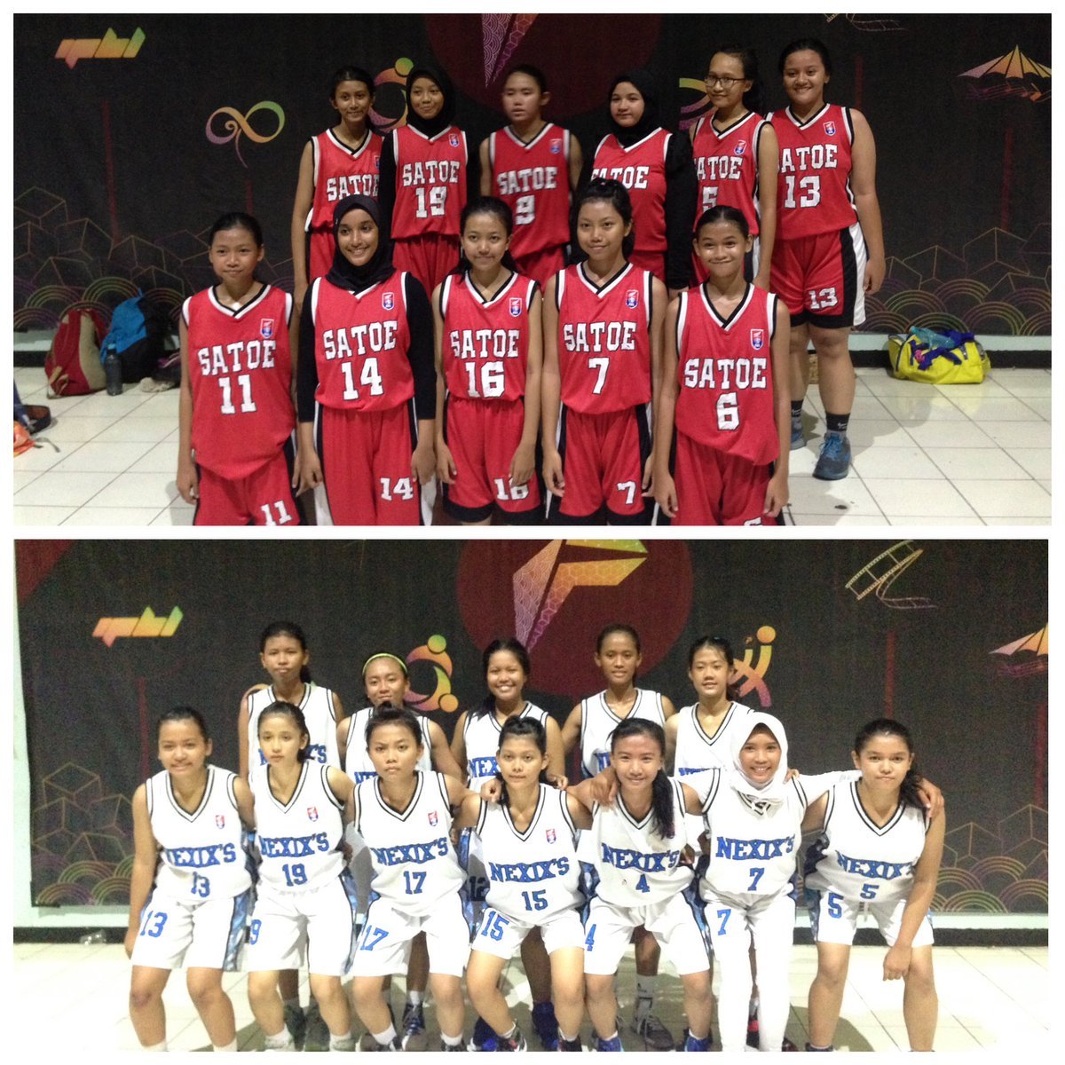 PsychofestUNAIR's tweet photo. [BASKET]
Pertandingan basket putri antara SMAN 1 Surabaya v SMAN 19 Surabaya dimenangkan oleh SMAN 19 Surabaya dg skor 25-7 https://t.co/nSewRsUGQB