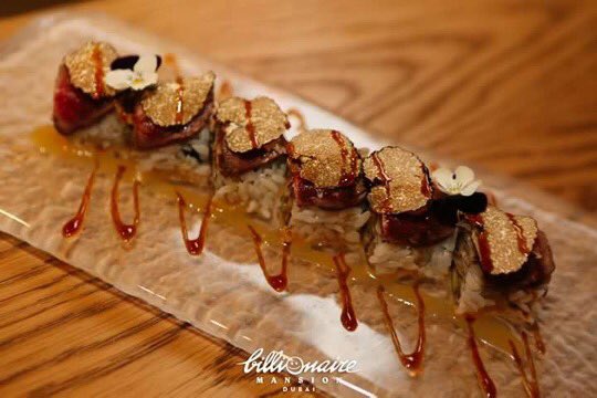 SumosanDubai's tweet photo. Chef's choice: Beef Maki.
Give us a call, and find your favourite roll: +971 4 510 3100. #SumosanDubai #Sushi #BestJapanese https://t.co/fVOwfJvOcf