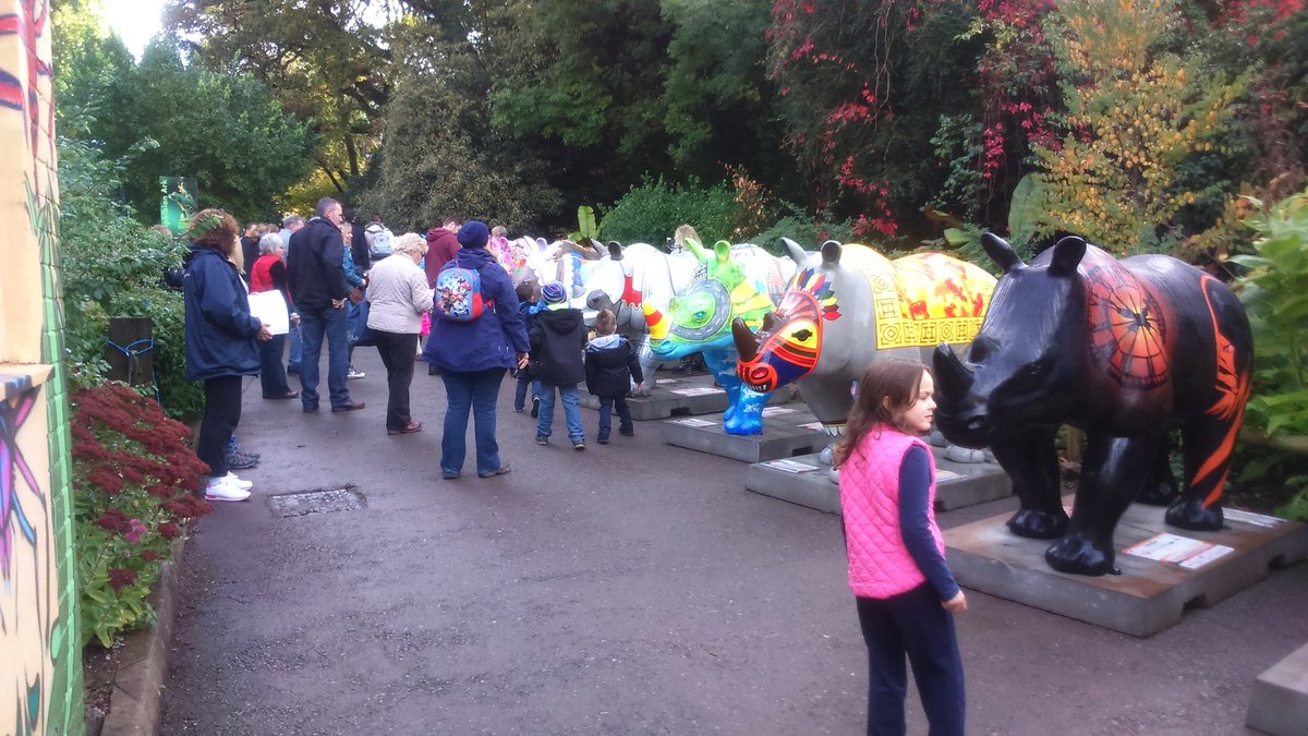 Great Big Rhinos are very popular at <a href="/PaigntonZoo/">Paignton Zoo</a> today. Come and see.