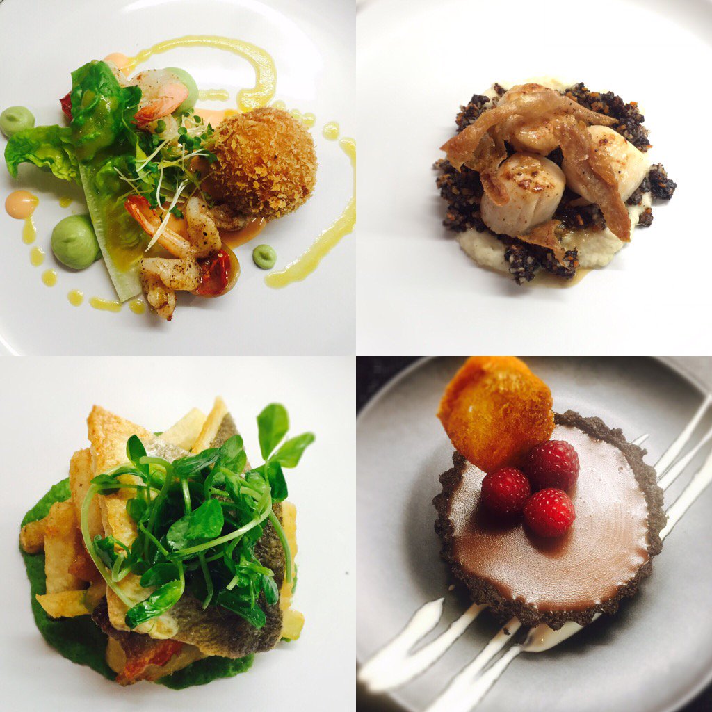 MasterChef_Luke's tweet image. Last nights dinner as a wedding present to a couple of friends: