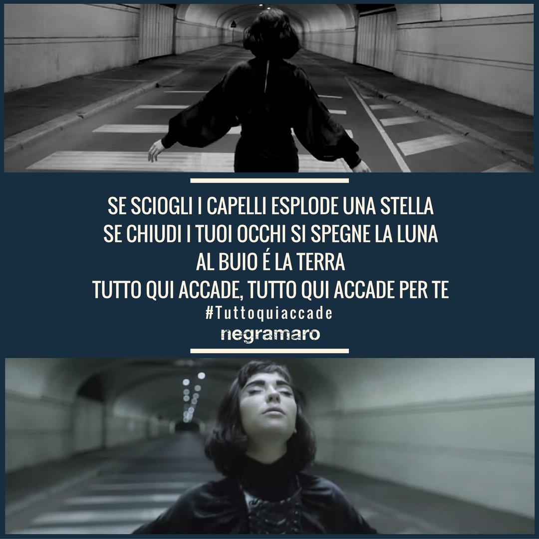 Negramaro's tweet photo. "Se sciogli i capelli esplode una stella
se chiudi i tuoi occhi si spegne la luna al buio è la terra"

 ➡️ https://t.co/BtxA7zAkNy https://t.co/MGBrT4QePk