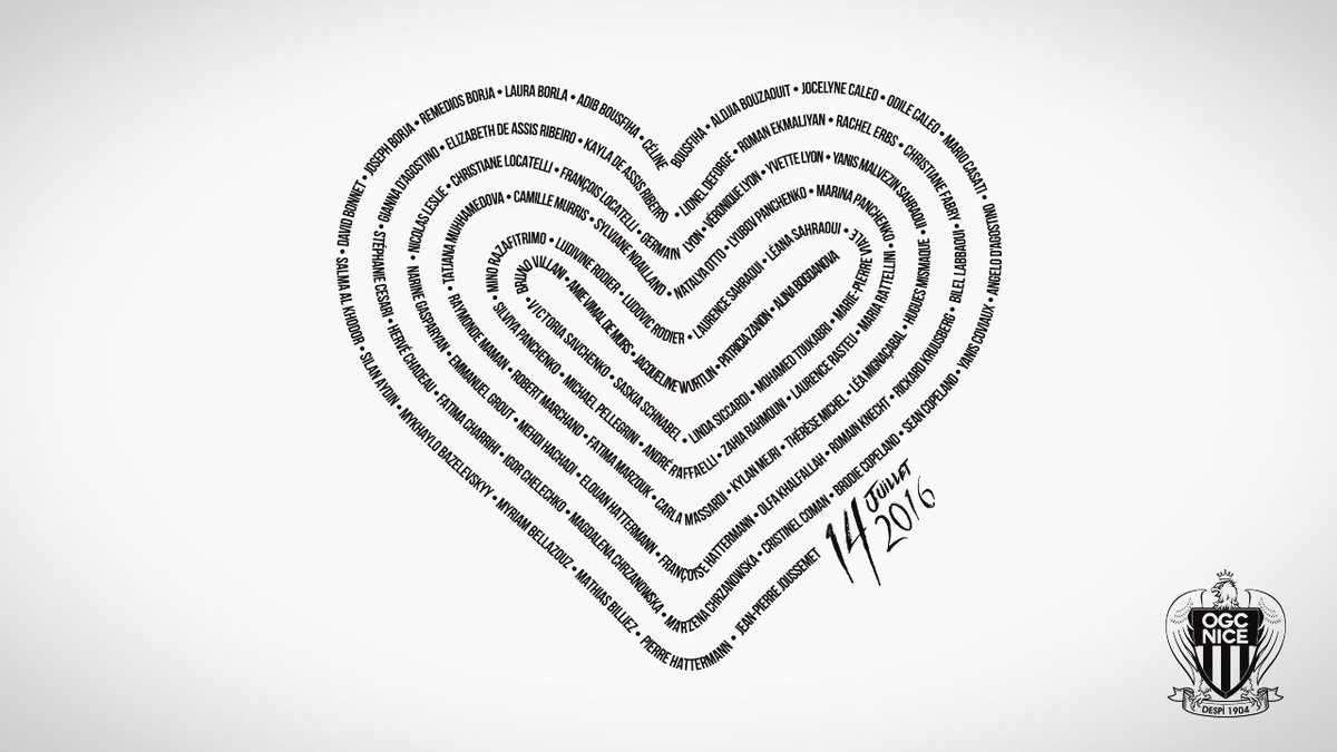 ogcnice's tweet photo. 🇫🇷 #HommageAttentat https://t.co/8NO59cLS88