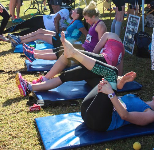 GunRunSA's tweet photo. Do you stretch after your run? Check out the free stretch area at the @BioMechaniXSA #RecoveryExperience at finish area on race day! https://t.co/2AoM69pZFY