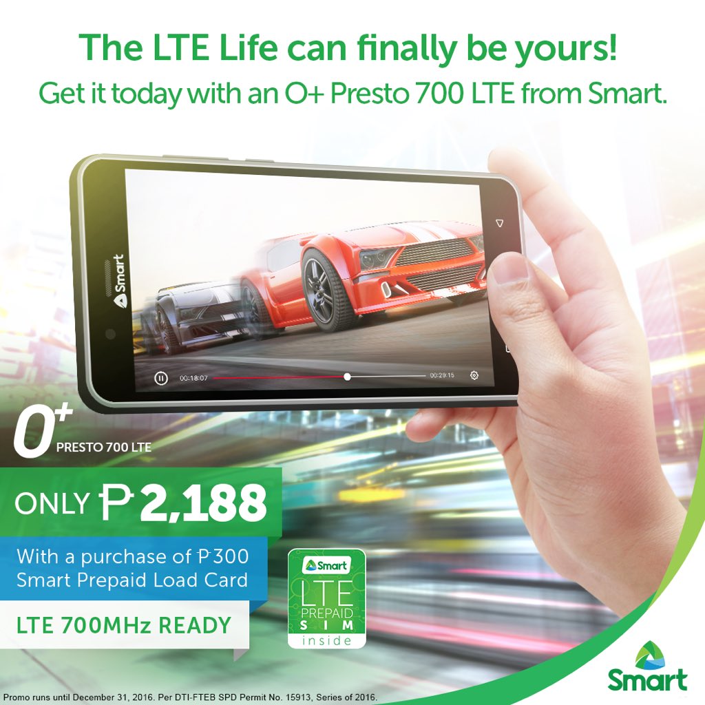 LionhearTVNet's tweet image. O+ Presto 700 LTE is now available for only P2,188. Shop now at: smrt.ph/LTE2188 #SmartLTELife #SmartPhoneForAll