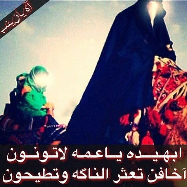 انه مشيت درب الما مشيته وگتّـال اخـيّي رافگيـته مـن جـلّت الوالي نخيته شتم والدي وانكر وصيته