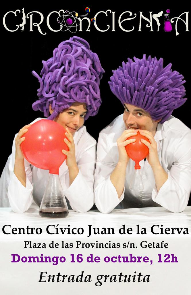 GetafeDiario's tweet photo. CIRCONCIENCIA - C.CÍVICO JUAN DE LA CIERVA - PLZ  LAS PROVINCIAS-GETAFE- DO 16/10/2016 - 12 HORAS - ENTRADA GRATUITA https://t.co/405575x2dl https://t.co/HLt71Dc3JN