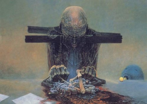 ベクシンスキー画像bot Beksinski Bot Twitter