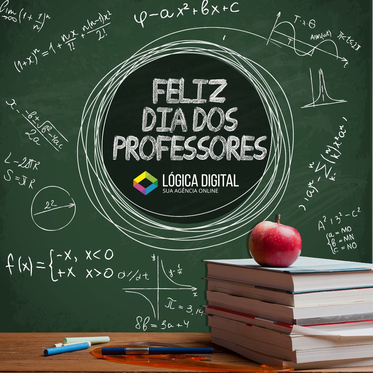 logicadigital's tweet photo. O professor tem uma das tarefas mais difíceis, educar, preparar pessoas para ter um futuro melhor.

Feliz dia dos Professores! https://t.co/DkzKIXfutR