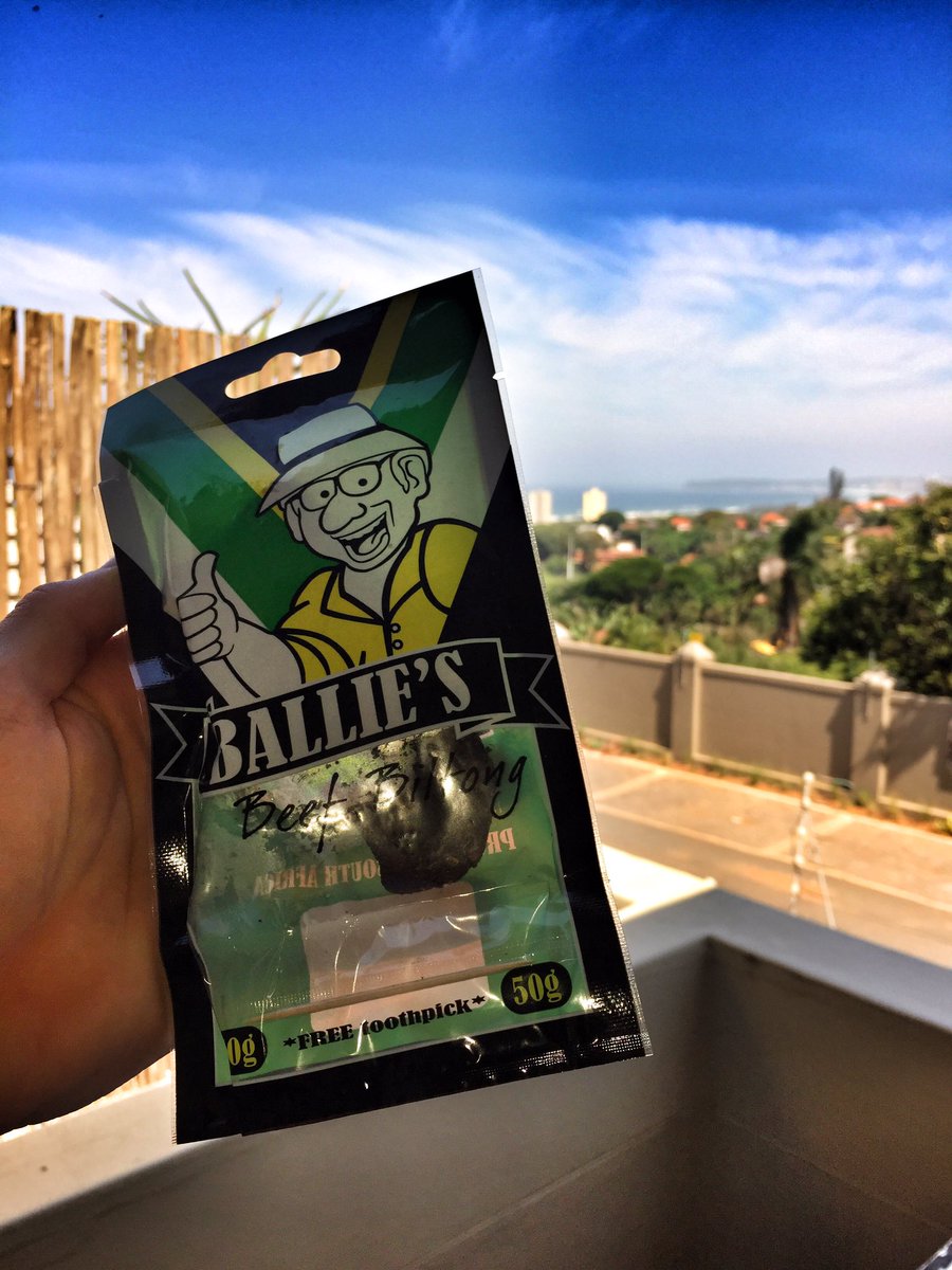 First customer at Ballie's Biltong 😎