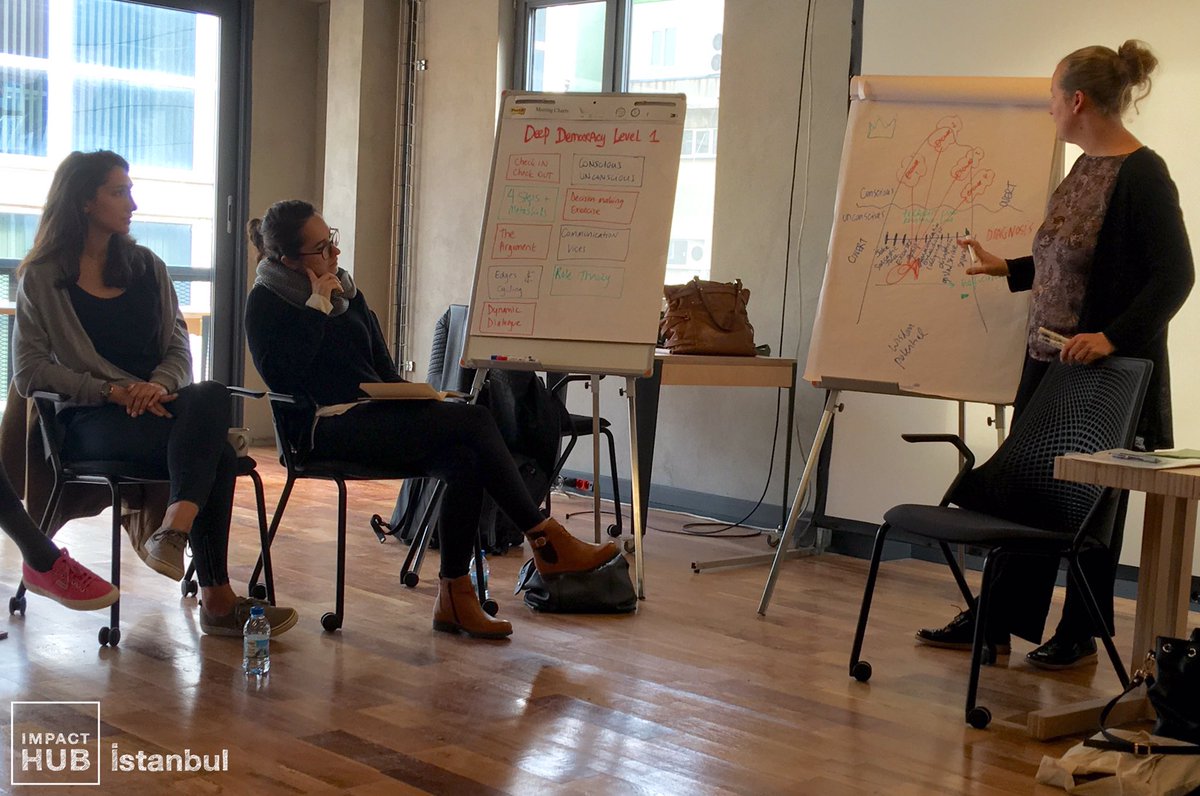 Impact Hub Istanbul (@impacthubist) on Twitter photo Decision making workshop Level 1 of <a href="/deepdemocracyTR/">deepdemocracyTR</a> with <a href="/laraamsterdam/">Lara Toensmann</a> now <a href="/ImpactHubIST/">Impact Hub Istanbul</a> Decision making workshop Level 1 of <a href="/deepdemocracyTR/">deepdemocracyTR</a> with <a href="/laraamsterdam/">Lara Toensmann</a> now <a href="/ImpactHubIST/">Impact Hub Istanbul</a>