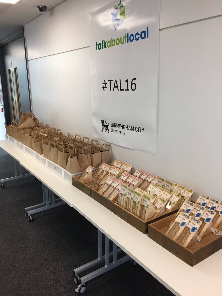 TalkAboutLocal's tweet image. The #TAlL16 free lunch has arrived!