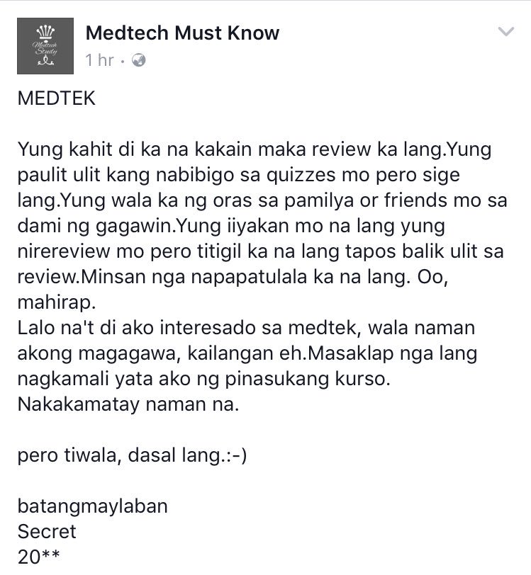MedtechMustKnow's tweet image. Nakakamatay na ba ang kursong ito? 💉🔬 #LabanMedtech