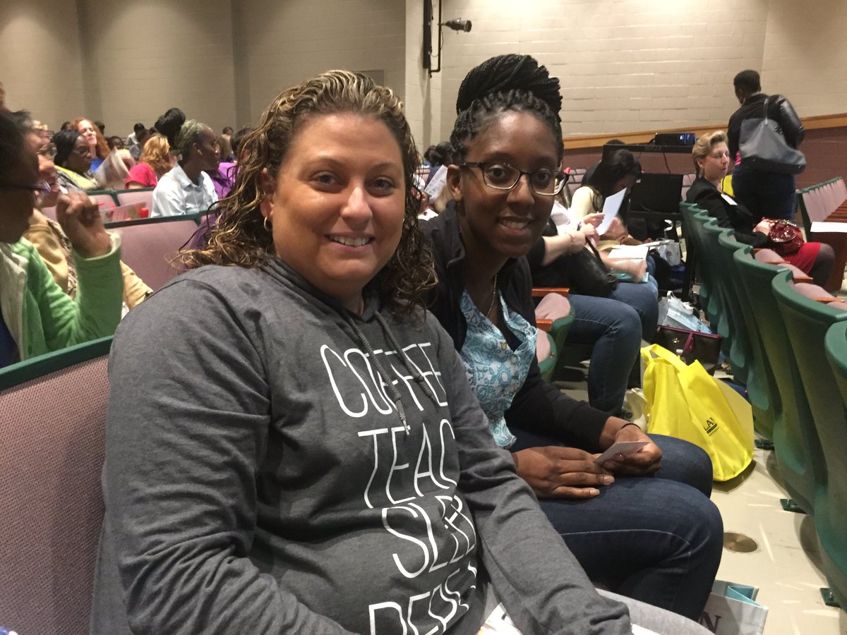 twinjamom's tweet photo. PreK Ts awake early this Sat am 4 Raising the Bar Conference! Work doesn't stop on the weekends! #vbprekROCKS @mimsalsop @BeachSupe @VBPreK https://t.co/1BEX8qlgve
