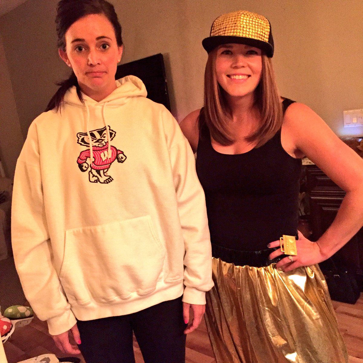 NicKriegsays's tweet photo. Halloween night 🎃 round 2.. only one of us is #2legit2quit @CCK1415 😂 https://t.co/becsCoF74N