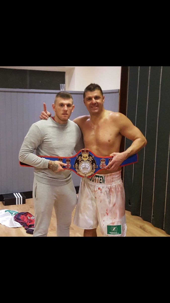 My big bro the new EBA heavyweight British champion! #proud #standard #61fights1loss <a href="/chrissyboy1974/">Christian Wootten</a>