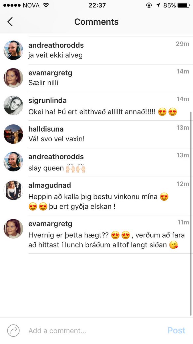 Það eru stelpur sem eru í alvörunni ekki að djóka með svona comment