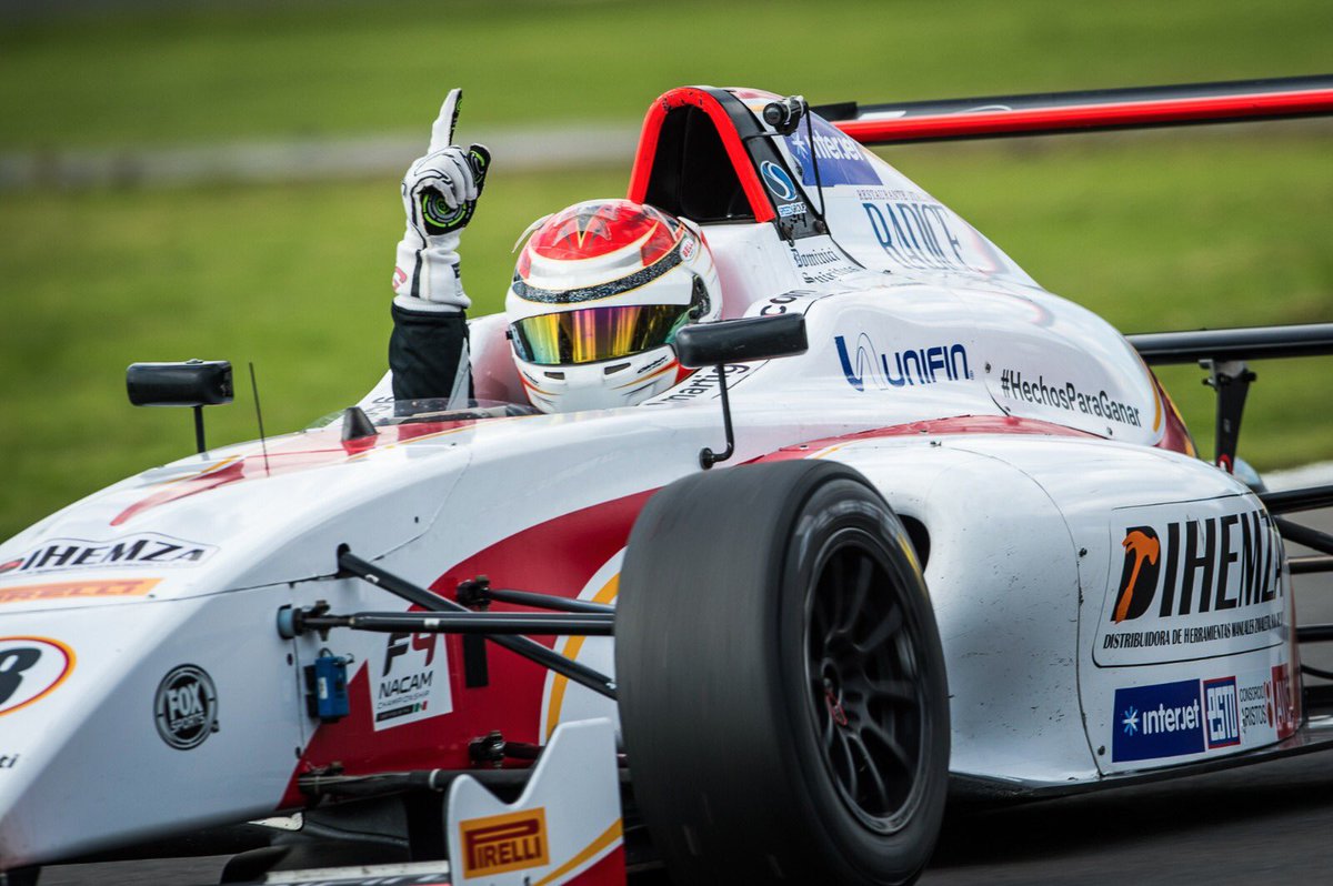 martiga_mx's tweet photo. 🏁👊🏼 #HechosParaGanar 👊🏼🏁 ¡Felicidades @AlexisCaHe 1er lugar en la Carrera 1 de @FIAF4Nacam hoy en el #MexicoGP 🇲🇽! https://t.co/TwJVhRtT6h