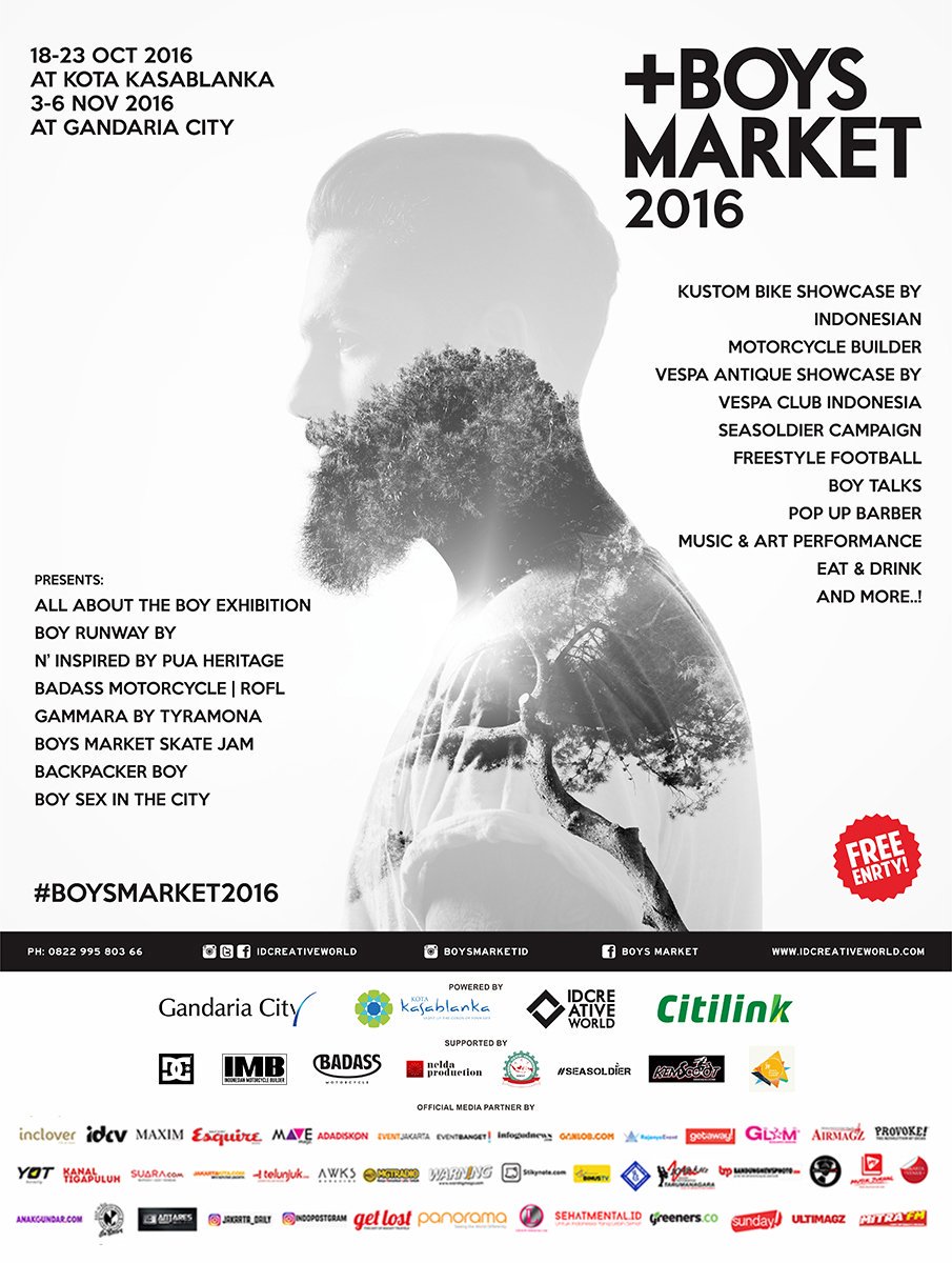 RadioMitraCOM's tweet photo. Suka kopi? #BOYSMARKET2016 presents COFFEE SHOW by ABCD School of Coffee. Nov 3, 5PM at Piazza @GandariaCity Free entry! by @idcreativeworld https://t.co/663pTOpryH