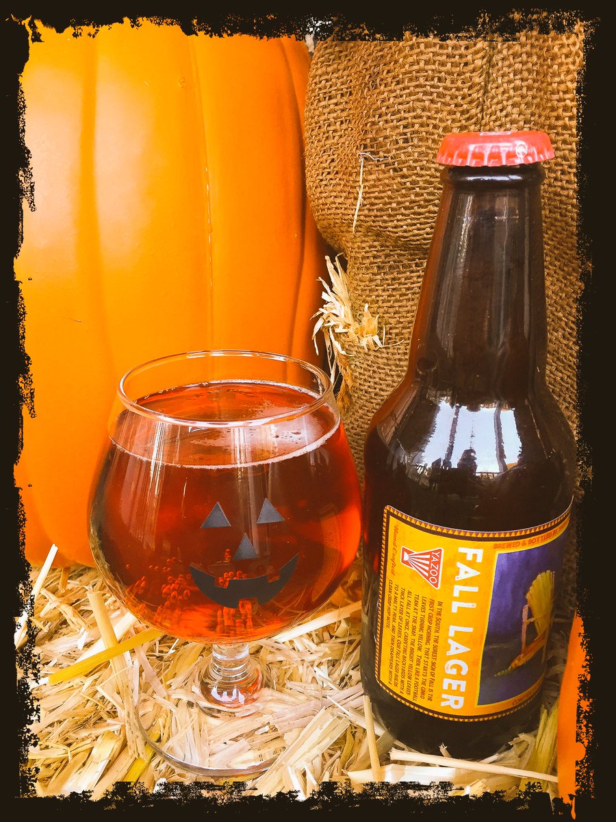 BeerMojo's tweet image. Slow jammin' on an autumn afternoon with @YazooBrew Fall Lager!