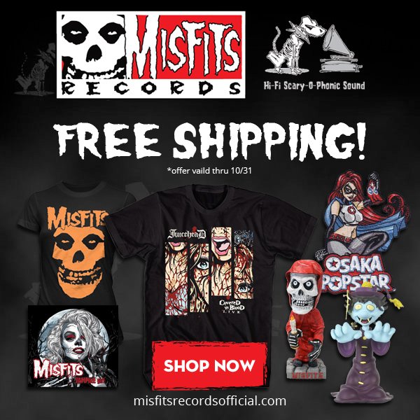 misfitsrecords's tweet photo. FREE *USPS SHIPPING NOW THRU HALLOWEEN @MisfitsRecords Online Store (*free shipping valid on US orders only) https://t.co/WnVNrqW6aJ https://t.co/8kUWOzar1L