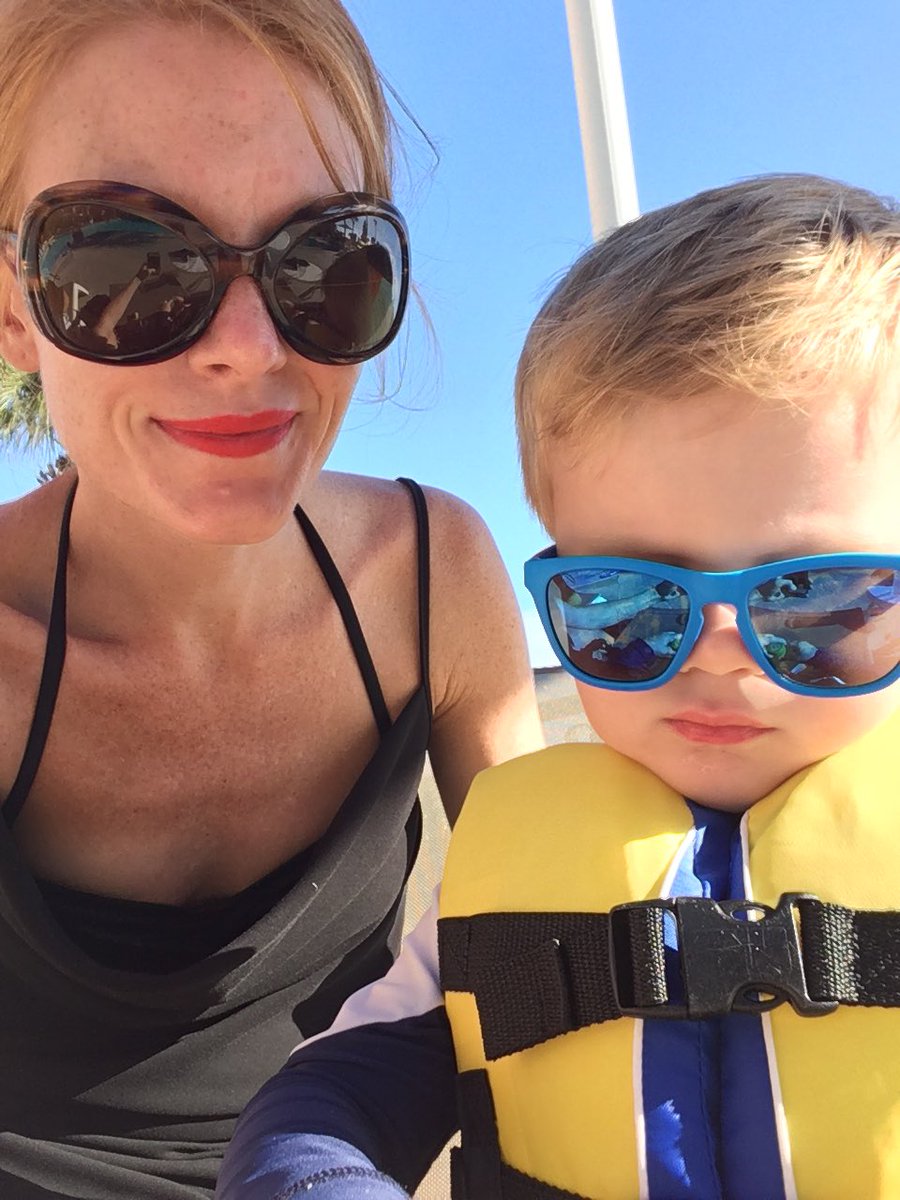 heatherhaveman's tweet photo. Love hanging poolside with my baby bear❤️ https://t.co/MwM1BqJhn5