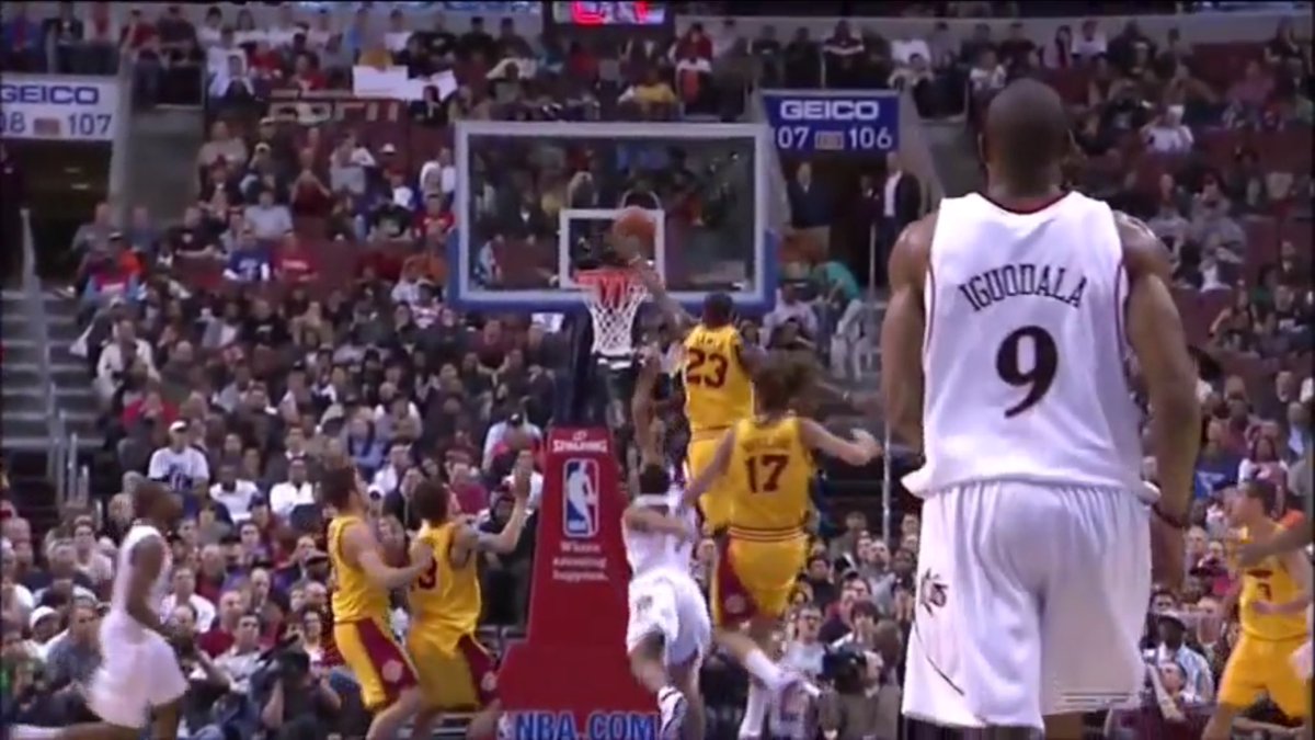 leanworldryder's tweet image. Iguodala watching LeBron perform a chasedown block....The irony