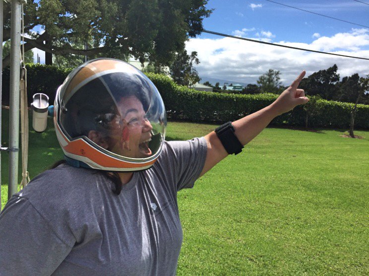 MartianHelmet's tweet photo. It's a bird. It's a plane. It's #MartianHelmet! https://t.co/xJSGZtQxMz