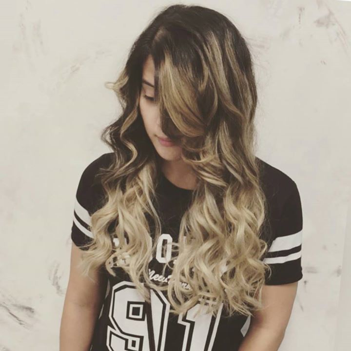 ChampagneSalon's tweet photo. She came in with virgin dark hair and said "I want a change." She loves it. You, too? <3 C… https://t.co/ijQ0K32YlE https://t.co/8yyImJb4i2