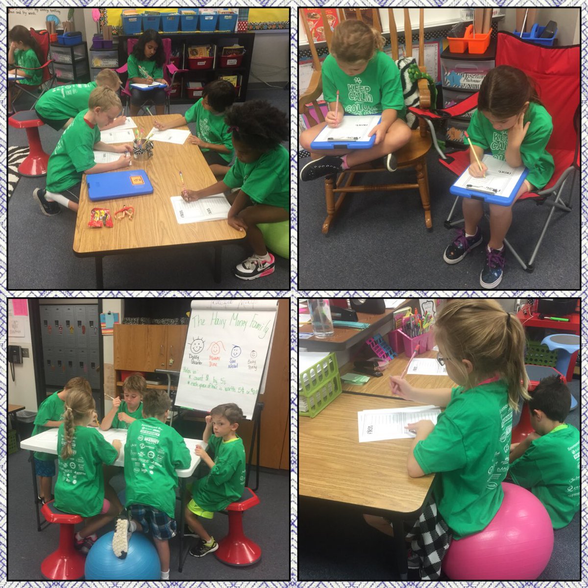TheMrsAbraham's tweet photo. Ss are ❤️ing all of our #flexibleseating options! Can't wait to see their reaction to our new options on Monday! #weworkanywhere #bearshine https://t.co/bdi5XPIIgT