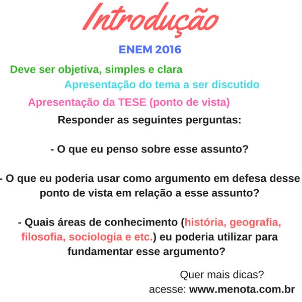 menotaii's tweet photo. Me nota e venha estudar para a redação do Enem. Saiba mais em: https://t.co/RGYsulGCFV #menota #enem #enem2016 #redacaoenem #redaçãoenem https://t.co/wFZbXPu3ML