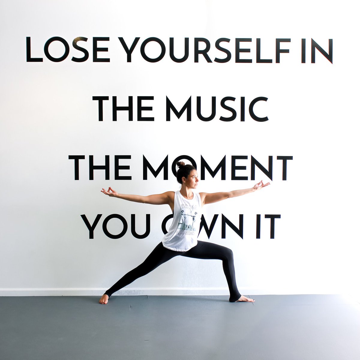 Hit the lights and let the beats take you away at PLAYLIST. Yoga. Sign up now. Link in bio. #PlaylistYoga #Playmaste