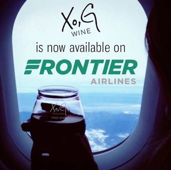 FlyFrontier's tweet photo. Flying with us soon? Be sure to treat yourself to a glass of @XoGWine on board! ✈️ https://t.co/Mkj22PHRc4