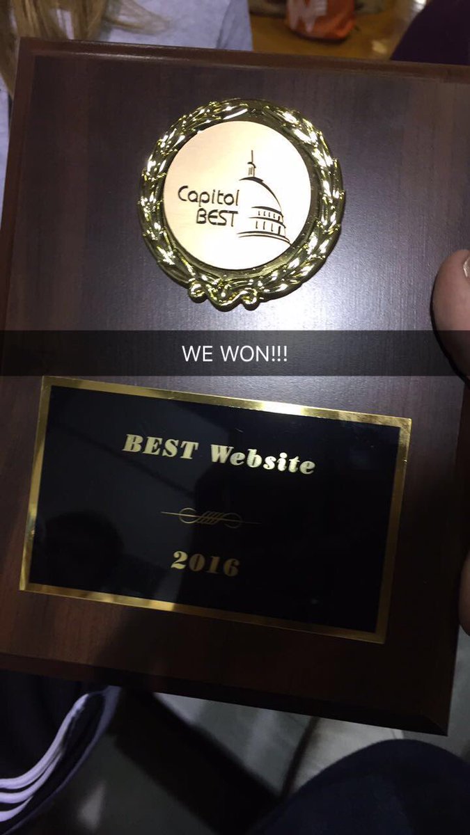 Best Website winners right here!! @livingstalin our Website Guy