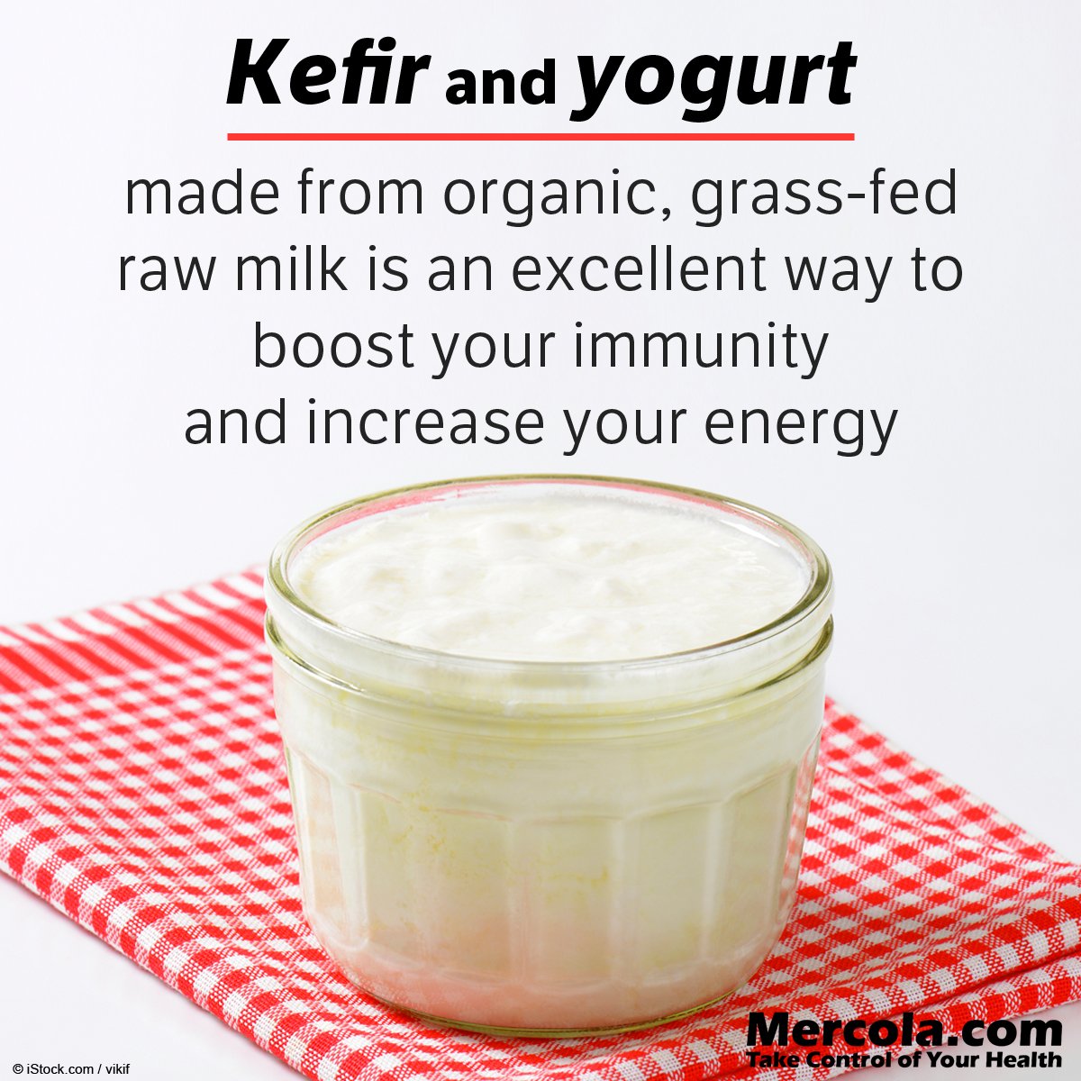 mercola's tweet photo. #Kefir or #yogurt made from organic, grass-fed raw milk is an excellent way to boost your immunity and increase your energy. https://t.co/8YEvVX0X5G