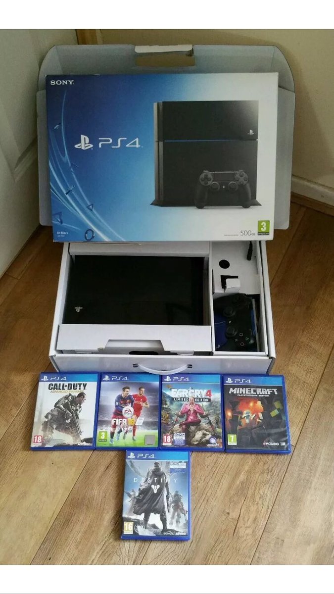 StuffForSale_'s tweet photo. selling a ps4 500GB for $100 or best offer https://t.co/ApQcJYqOdA
