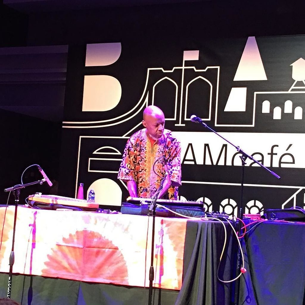 WMInyc's tweet photo. #Laraaji getting ready to play #BamCafe #bamcafelive #wmipresent #fourthworldmusic #dayofr… https://t.co/6au9KAei27 https://t.co/A7q2sYru2m