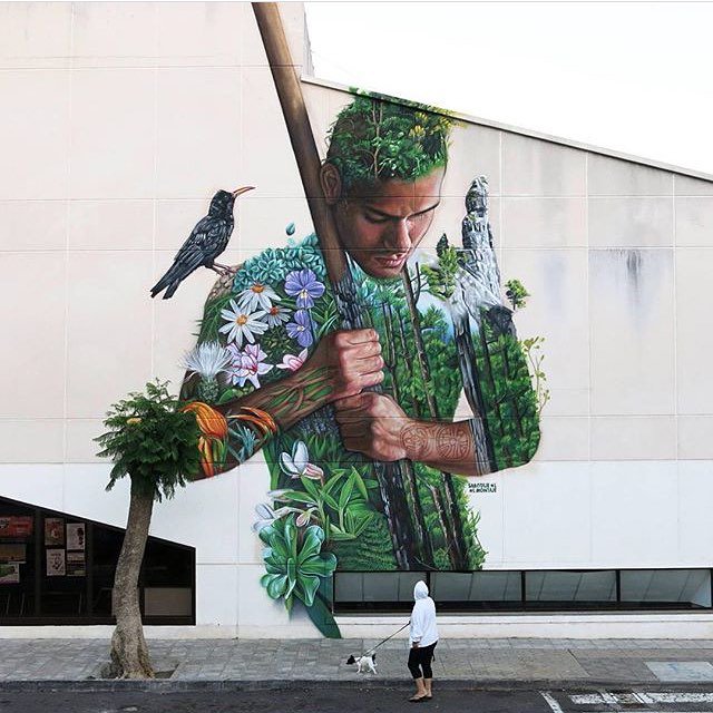 A new mural by of notable quality by @sabotajealmontaje