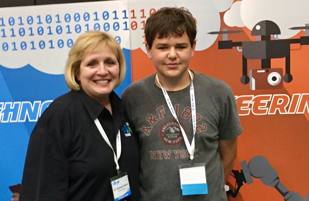 #CCPSSteam Two wonderful CCPS students that have attended every year!!!!