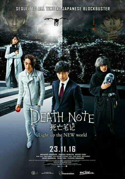SakuTiket's tweet photo. SakuTiket: #comingsoon Death Note Light Up The New World akan segera tayang tanggal 23 November 2016.
#deathnote #sakutiket https://t.co/LH7GlVParH