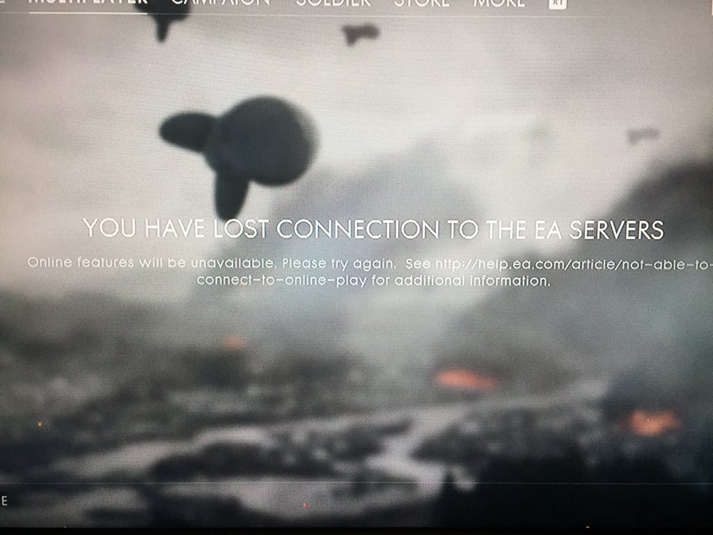 Sum_RandomDude's tweet photo. @AskEASupport @Culrich90 Same issue here. Never got join a match. Kicked of server. Now this https://t.co/z61hlMwBUq