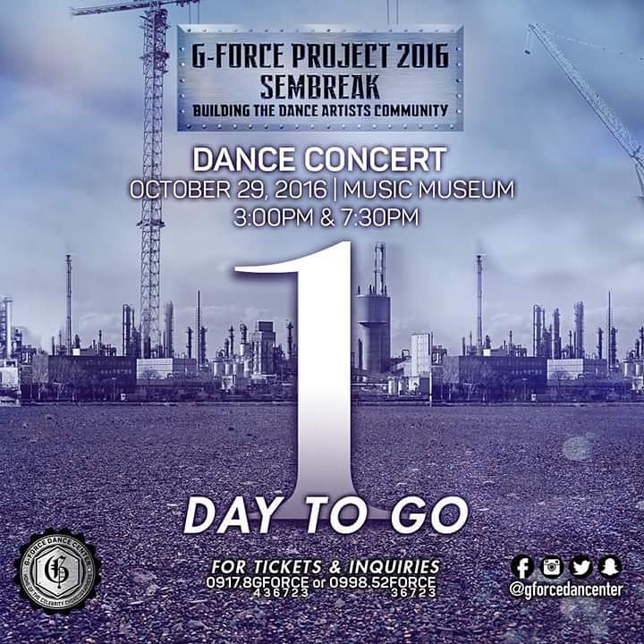 Dayritics's tweet photo. See you guys tomorrow! #GForceProject2016Sembreak #recital at 7:30pm & #GFORCEMatineeShow at 3pm at The Music Museum. @GFORCE_OFFICIAL https://t.co/FpO3sFcjPZ