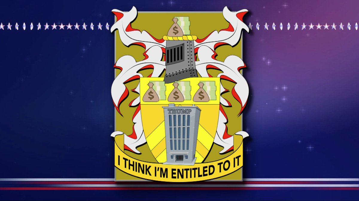 A Late Show On Twitter Donald Trump S Family Crest And Definitely His Favorite Pickup Line Lssc