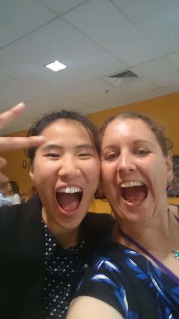 bec_rose5's tweet photo. Conference selfie! #UoMDPT2016 #CoCreateSummit @UnimelbPhysio https://t.co/VhNXk8OjfT