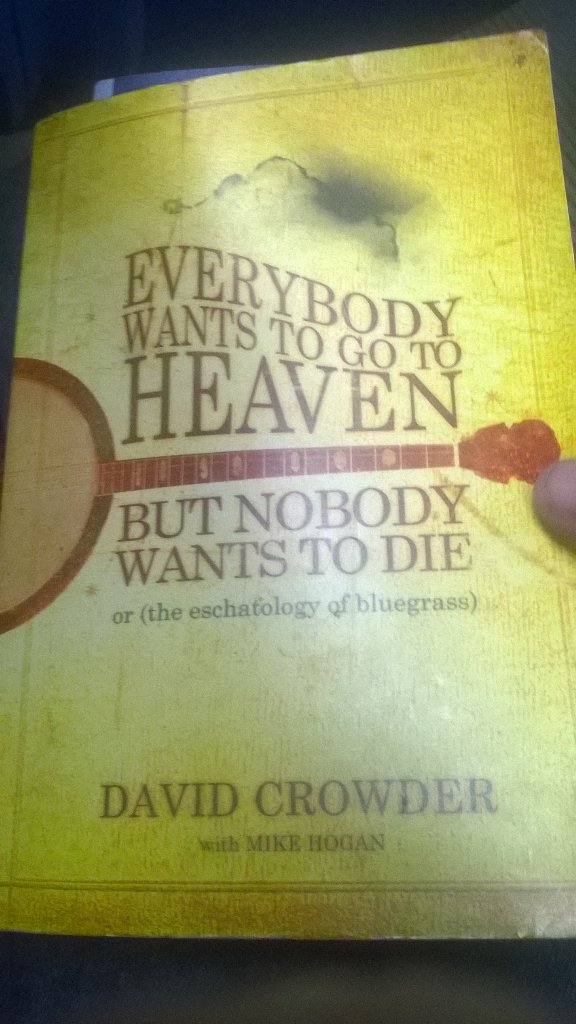 I'm reading this book written by <a href="/crowdermusic/">David Crowder</a> and Mike Hogan