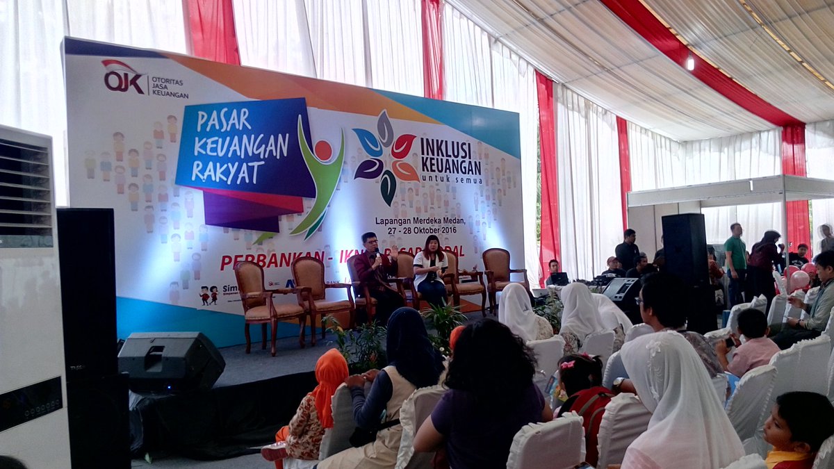 angraeni88's tweet photo. Talkshow reksadana @Panin_AM di acara Pasar Keuangan Rakyat, 27-28 Oktober 2016 dilapangan Merdeka Medan https://t.co/wqhwQ2ybxP