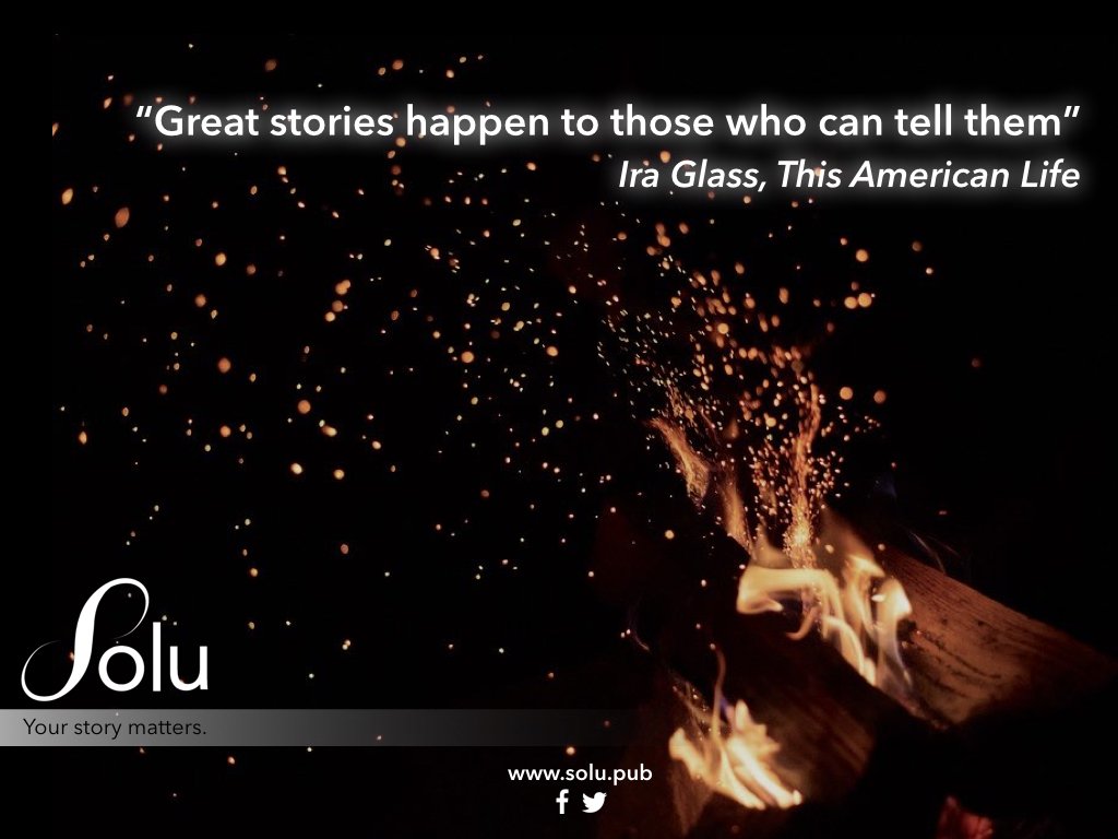 solupublishing's tweet photo. Tell your stories #IraGlass #YourStoryMatters #ThisAmericanLife #Storytelling https://t.co/pqzVSGNASf